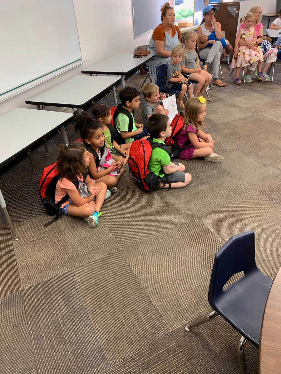 MrsBoosSMSD's tweet photo. Jumpstart Week #1 is complete! Working hard on our letters and numbers! #SMSDJumpstart2019 @BrookridgeSMSD https://t.co/SIQHXoSLOD