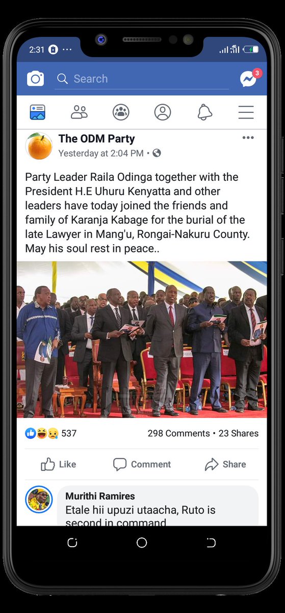 MugambiThirinja's tweet image. So ODM Zombies thinks that by referring the Deputy President Dr. William Ruto as others in the Post below Hurts him😅. This Obsession with Pettiness, Inferiority Complex, Selective Amnesia &amp;amp; Envy by @TheODMparty is the Reason they will forever remain in Opposition &amp;amp; Handshaking.