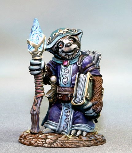 Just posted up 12 new miniatures on the Dark Sword site last Sunday including this wonderful Sloth Mage sculpted by Dave Summers with the studio model painted by Mary Profitt. Swing on by our site to check out the other 11 new releases. Thanks!