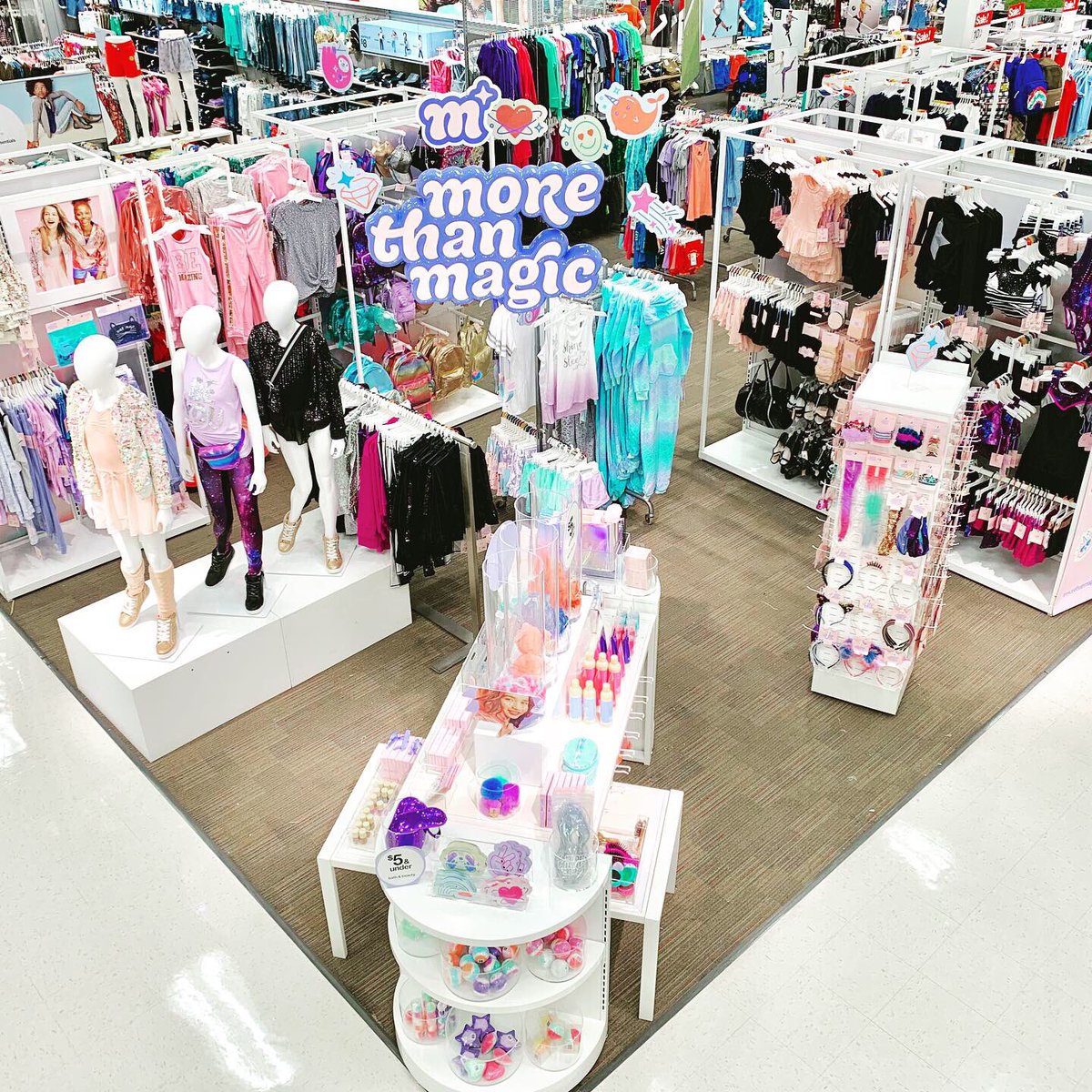TargetVM_Philly's tweet image. We are so excited about the launch of our new brand “More than Magic!” This tween girls line is perfect for all the glitter obsessing, dance craving, makeup loving, narwhal and sloth frenzying girls out there! Ready to make a statement?! This brand is so much “more than magic!”