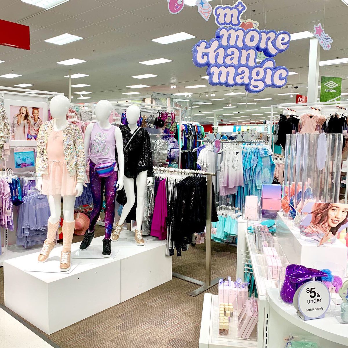 TargetVM_Philly's tweet image. We are so excited about the launch of our new brand “More than Magic!” This tween girls line is perfect for all the glitter obsessing, dance craving, makeup loving, narwhal and sloth frenzying girls out there! Ready to make a statement?! This brand is so much “more than magic!”