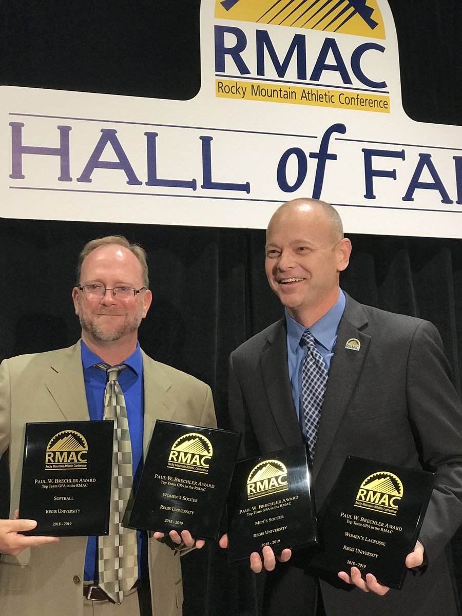 RMAC_SPORTS's tweet photo. We’re just getting started at the 2019 #RMACHOF!! Check out this year’s Brechler Award winners! https://t.co/kX95Nf5QTq