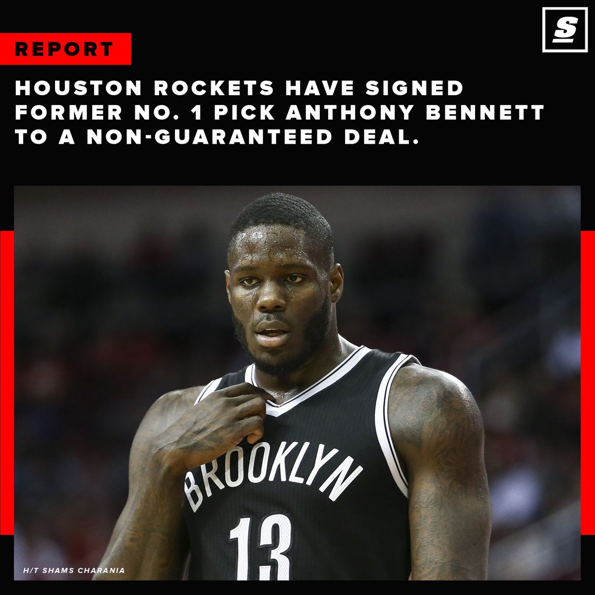 Fans react to the Rockets giving former No. 1 pick Anthony Bennett ...