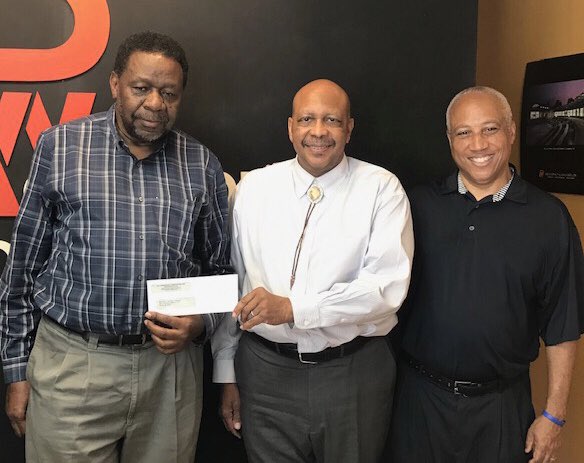 GASickleCell's tweet photo. Just In... Robinson Architects Make Donation to 2019 Camp New Hope. Stay tuned for photos as our campers depart this Sunday! #SCFG #SickleCellGa #CampNewHope https://t.co/5rzz3DHwqJ
