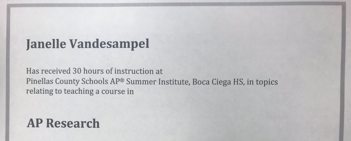 New hashtag, coming up! #SCNAPRes AP Research Training complete! So excited to bring this opportunity to our students and let them join the Academic conversation, pursuing their passion! 🤓🔍#GeekingOut #FindYourWhy #YoungResearchers