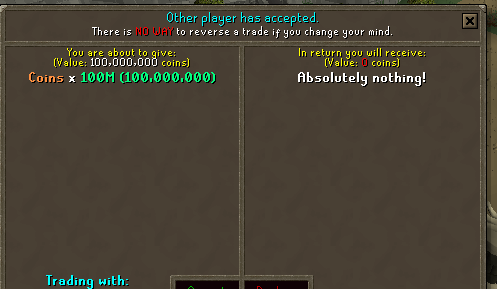 ZoonixSwaps's tweet photo. 590M RS3 -> 100M OSRS https://t.co/u6uN1yEBnH