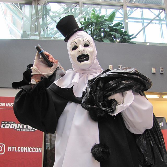 <a href="/mtlcomiccon/">Comiccon de Montréal</a> <a href="/lahordegeek/">La Horde Geek</a> #cosplay#Horror #horreur #clown #serialkiller