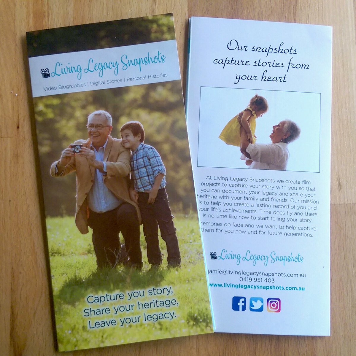 We are all set to film your story. Contact us to receive our new brochure. #seniors #videobiography #healthyageing #personalhistory #yourstory #personalhistory #agedcare