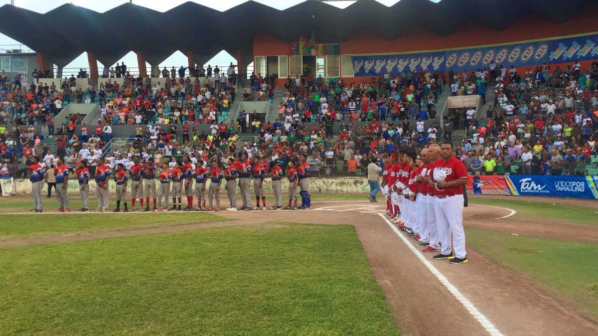 INDETamaulipas's tweet photo. #LatinoamericanoJr #Beisbol⚾️ en #Reynosa rumbo a Taylor, Michigan.
▶️ Inicia la final del #TeamMexico 🇲🇽 (Treviño Kelly) 🆚 #Panamá🇵🇦
¡Con todo! 💪🏻💪🏻
#KellyPower💙 https://t.co/E7iyltd4AK
