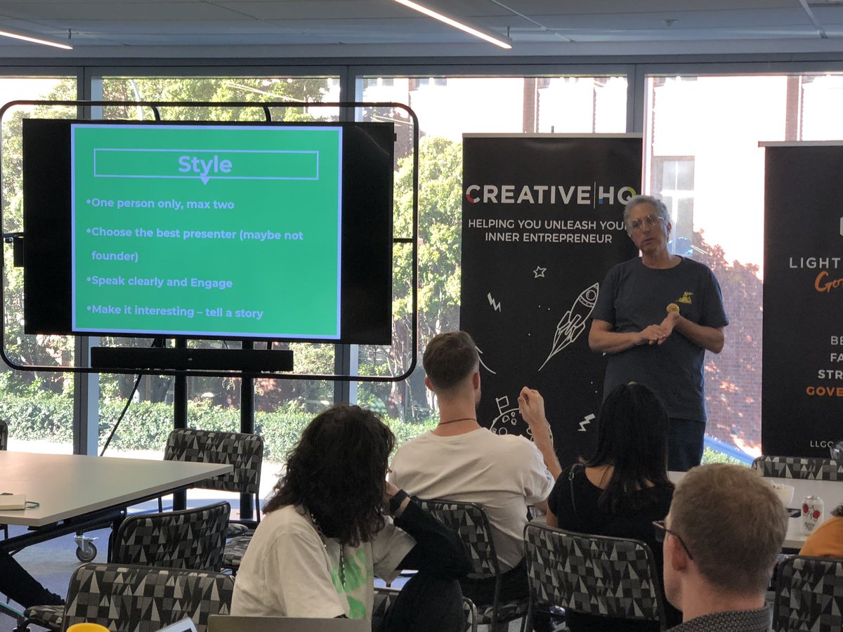 leancto's tweet photo. Great to see @davemosk educating the next batch of potential entrepreneurs how to deliver an awesome pitch at #swwlg https://t.co/WDNaorx2rX