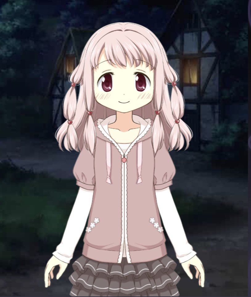 くろめ A Twitter かわいいと評判のういちゃんの私服 ユメミルサクラの配布メモリアから満を持してのlive2d化でもあるんですよね それにしてもほんとにかわいい マギレコ