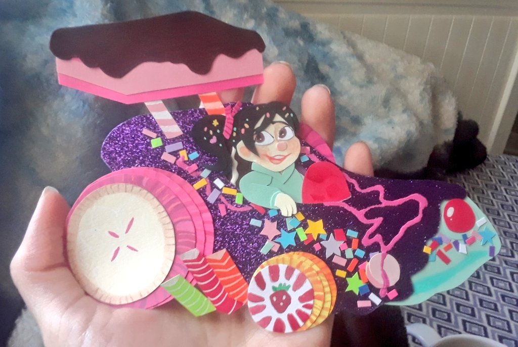 Vanellope Von Schweetz Car Cardboard