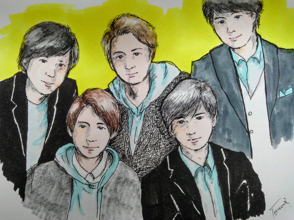 過去絵ですが…
嵐をありがとうございます?
#嵐
#嵐ファンと繋がりたい 
#にの 