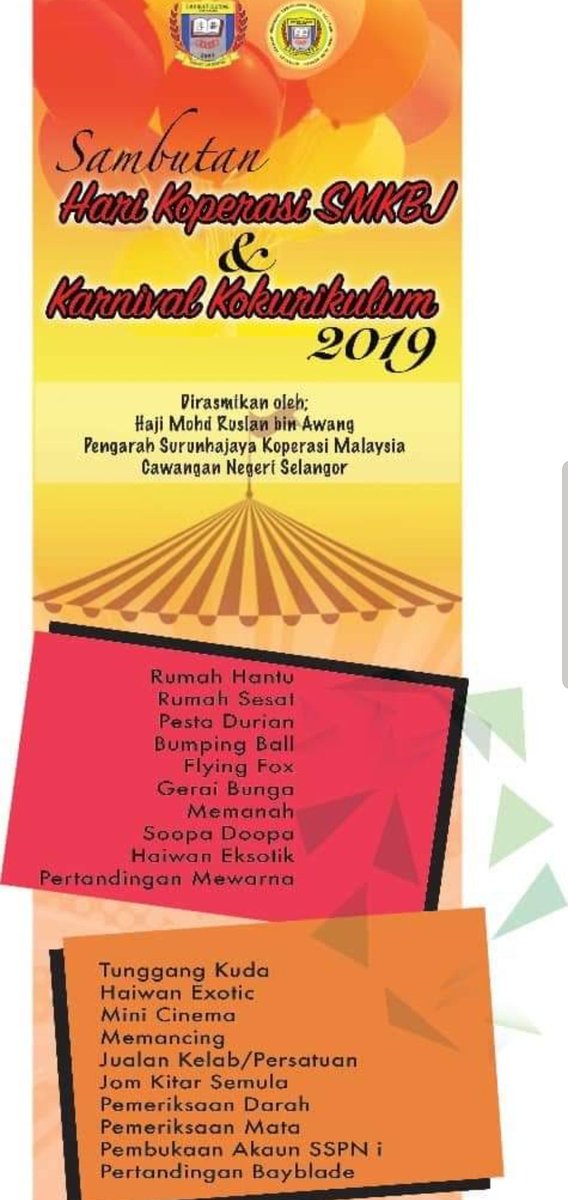 MyBktJelutong's tweet photo. Hari ni karnival kurikulum #smkbj. Jom warga #BukitJelutong. Durian pun ada banyak tu https://t.co/uz3gk3gZCy