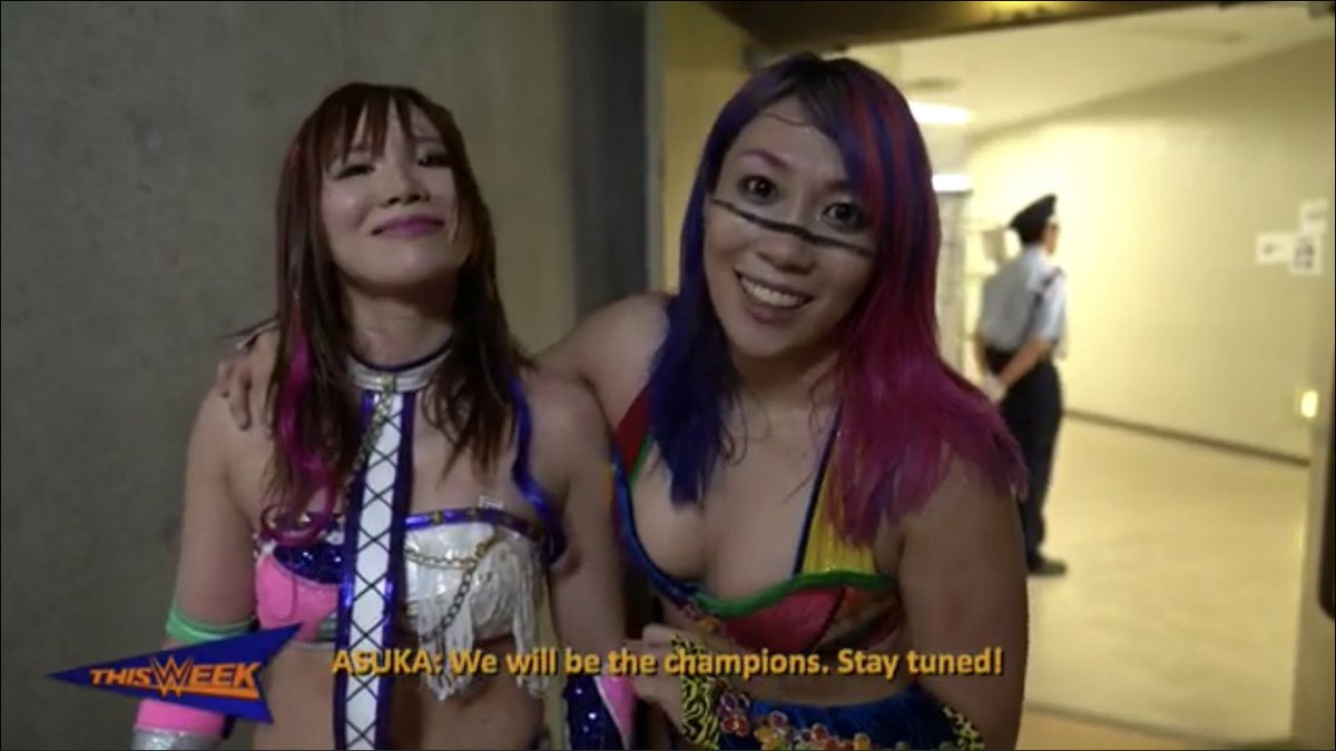 Kangchi's tweet photo. #WWEnetwork にて #WWEThisWeek 更新。日本公演ありました回でしたが、カブキウォリアーズがアイコニックスへのタッグ王座挑戦権を得たというフリとしての紹介でした。
#WWETokyo
@WWEAsuka @madame_gunsou https://t.co/J4BCWwv2fJ