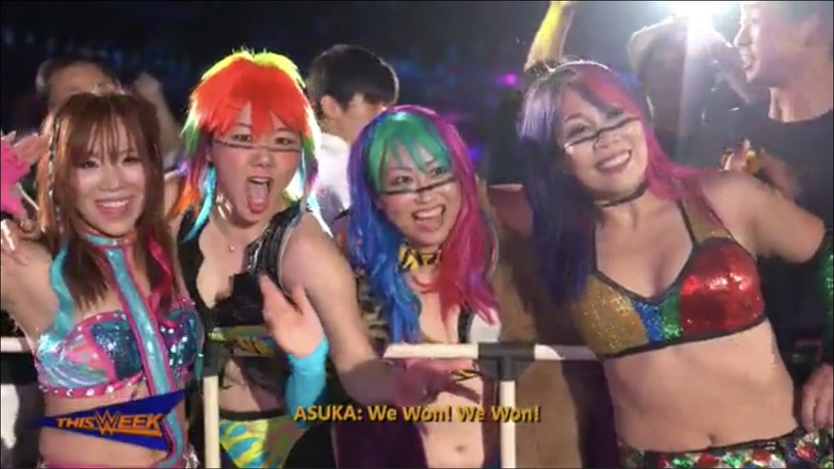 Kangchi's tweet photo. #WWEnetwork にて #WWEThisWeek 更新。日本公演ありました回でしたが、カブキウォリアーズがアイコニックスへのタッグ王座挑戦権を得たというフリとしての紹介でした。
#WWETokyo
@WWEAsuka @madame_gunsou https://t.co/J4BCWwv2fJ