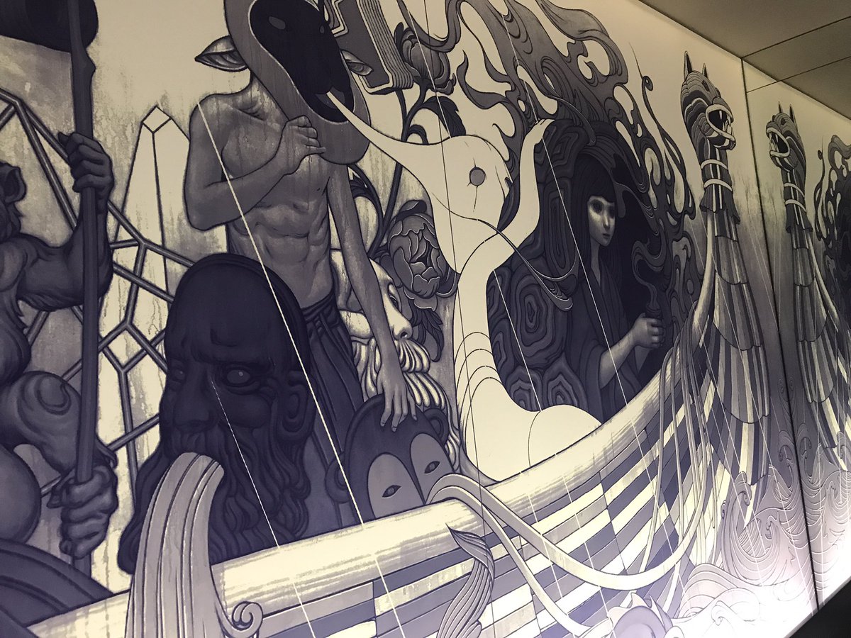 충동적으로 왔다