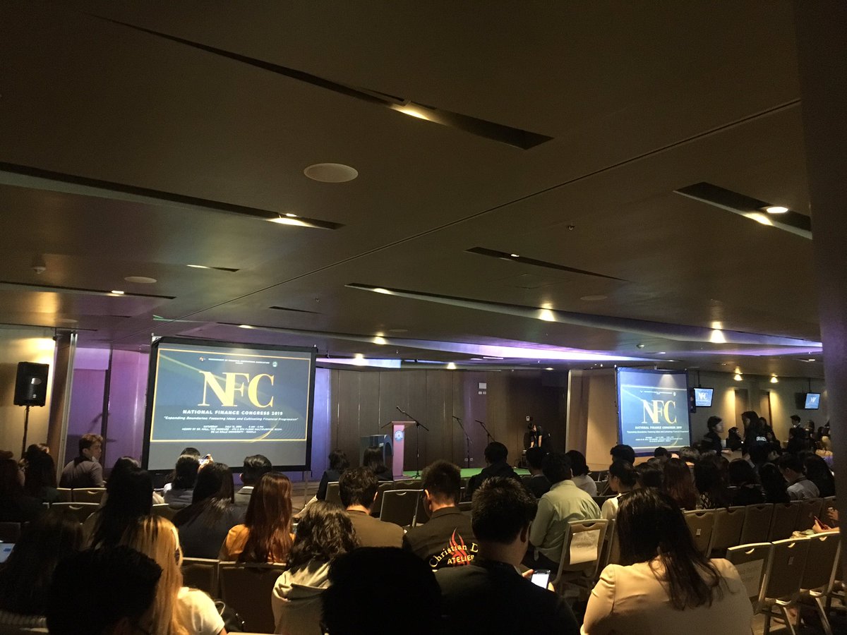 nfc_mafia's tweet photo. NOW RESUMING: The Main Event at the 5th Floor of Henry Sy Sr Hall! 

#NFC2019
#ProgressiveFinance
#FinanciallyForward https://t.co/jW9RaEqhhJ