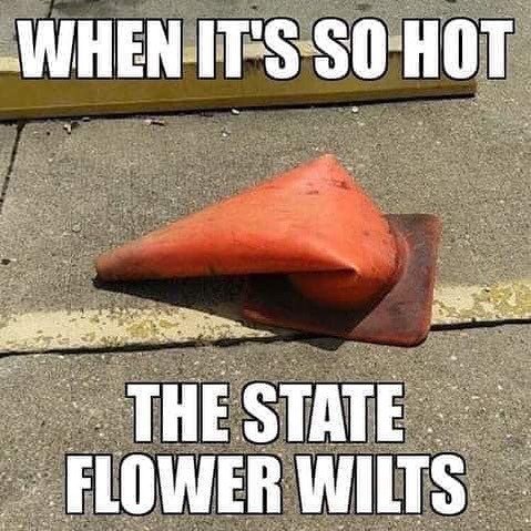 I think everyone in Utah can relate to this. *Cough* *Cough* Lehi Tech Corridor......🤣🤣 #utah #construction #lehi #hotsummer #utahisrad ift.tt/2l6m8go