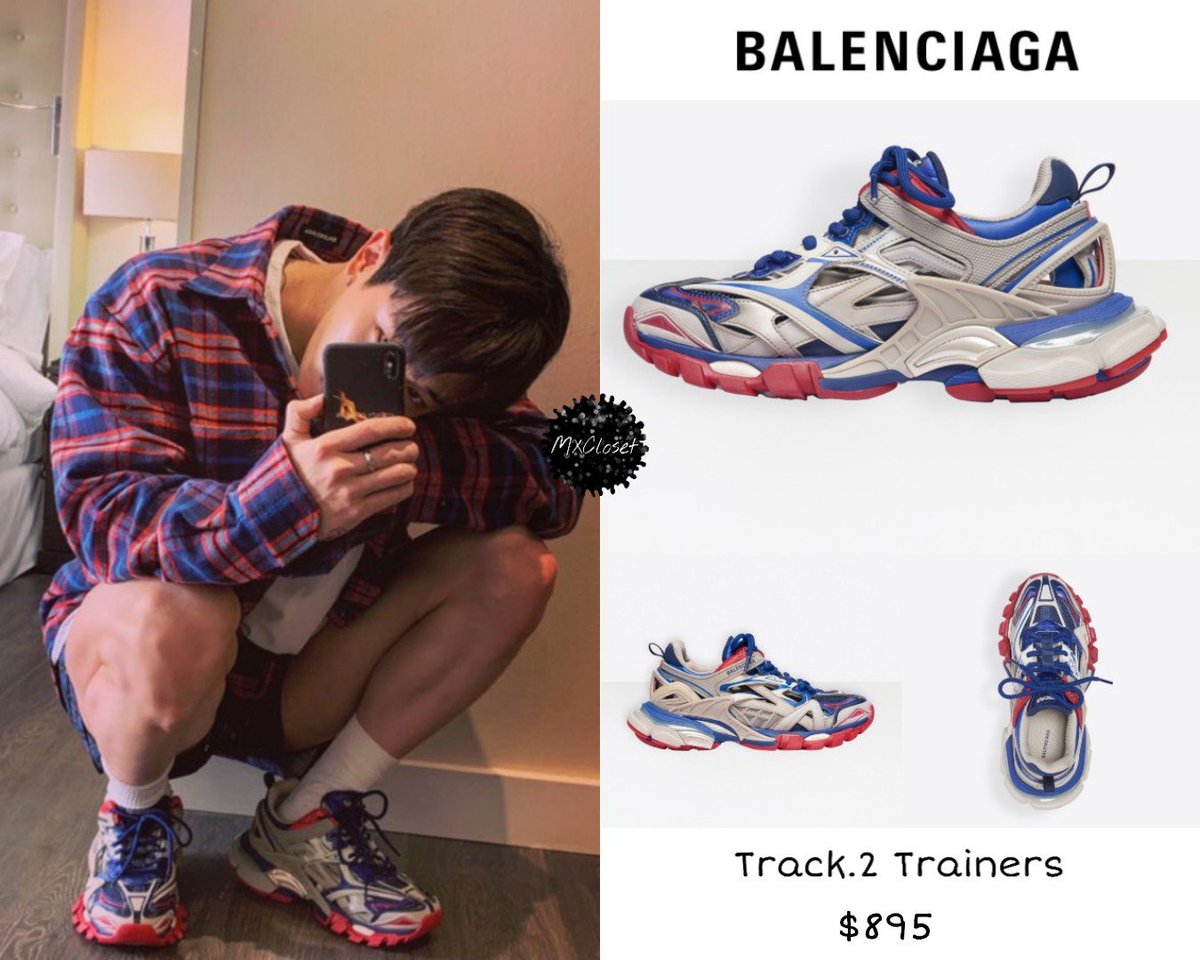 Balenciaga LED Track Trainers White Lighted Sole Jordans