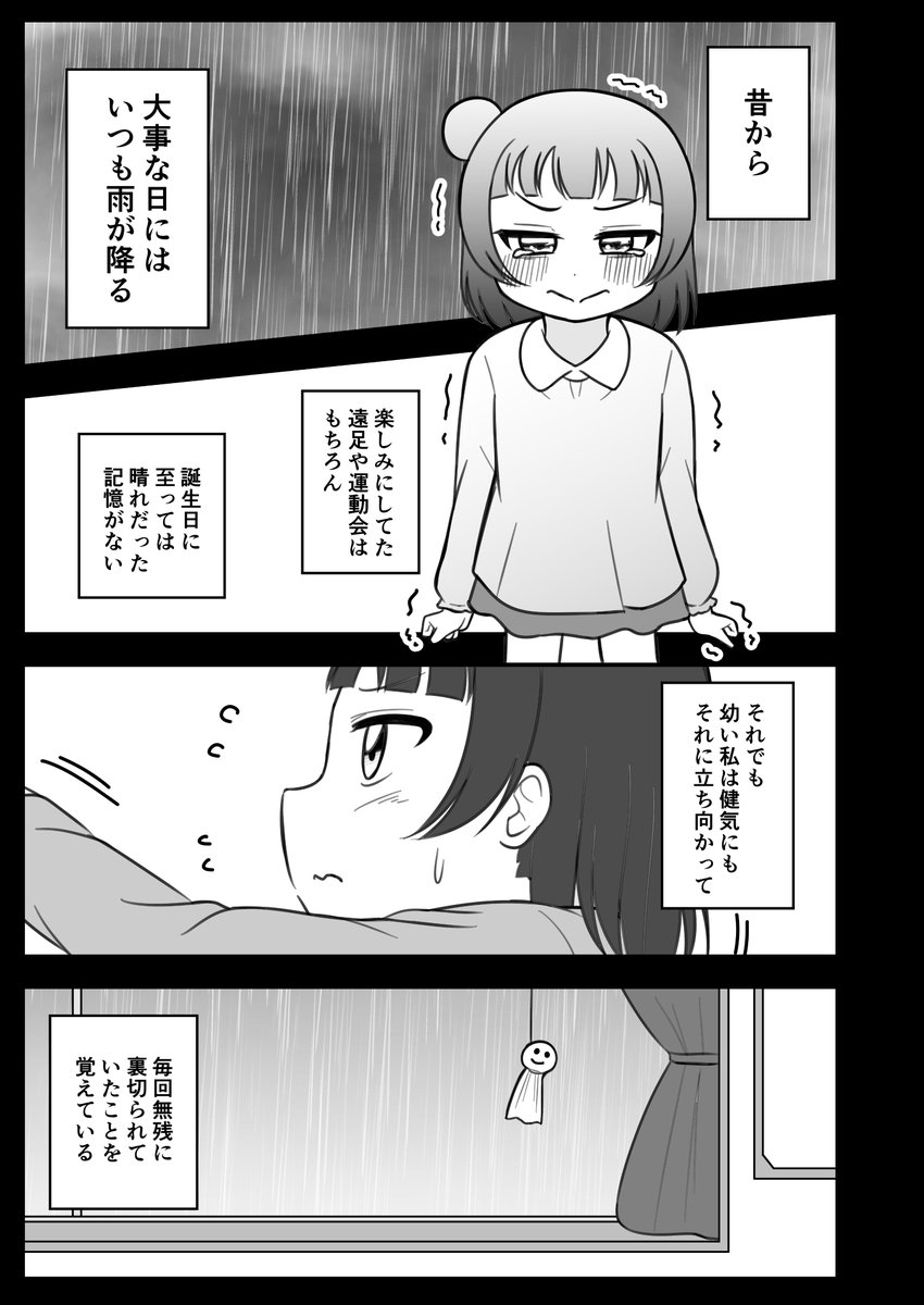 #津島善子生誕祭2019 
ようよしで「てるてる坊主」

今年描いた漫画です 