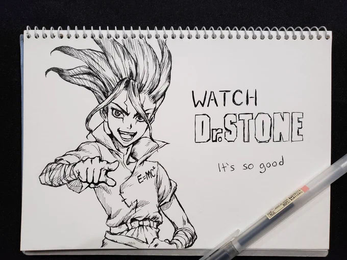 What better way to spend my time than to promote Dr. Stone even when I'm not sponsored to 
