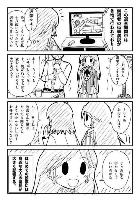 選挙へ行かない人の家庭環境 