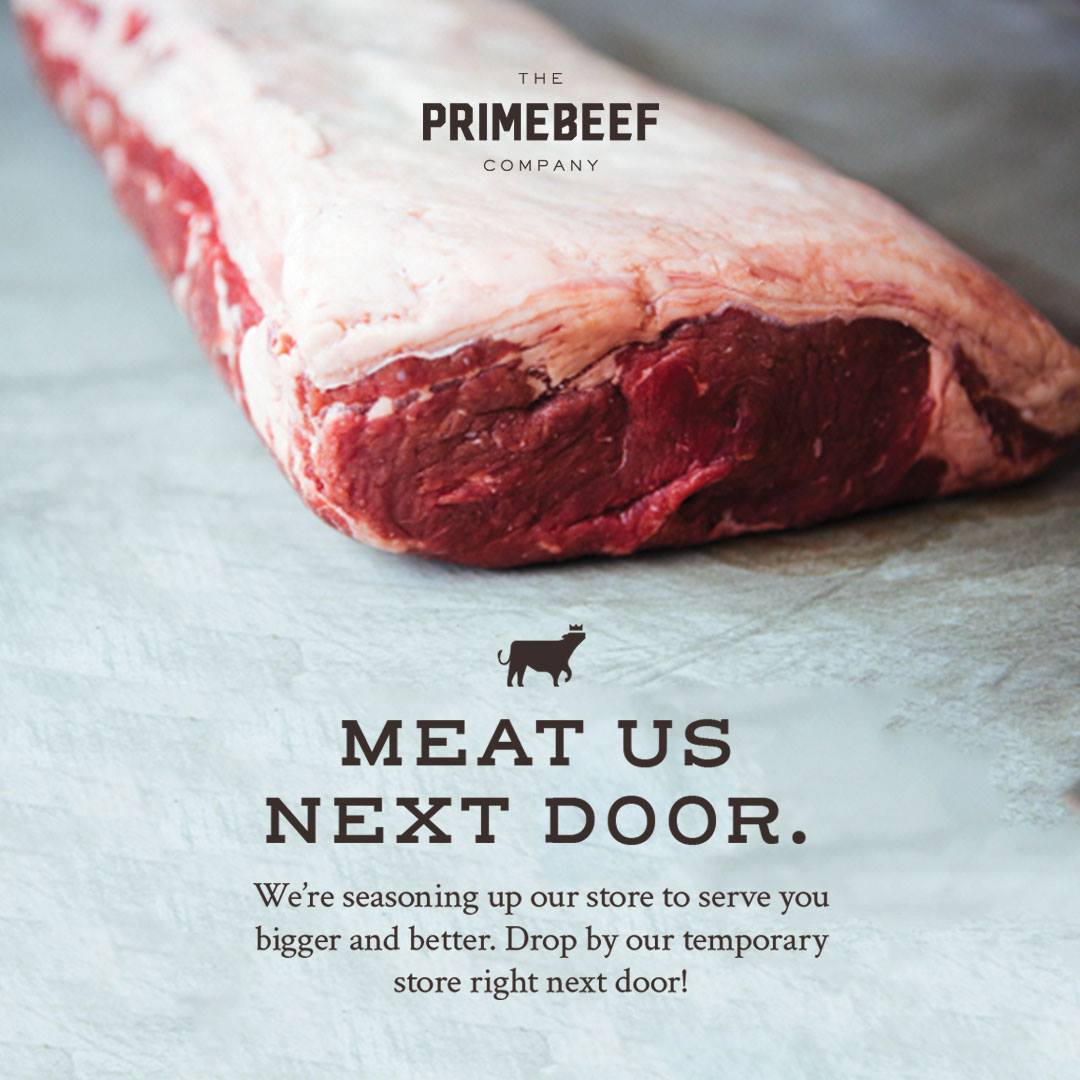 primebeefco's tweet photo. Make no miSTEAK, we're open from Mondays to Saturdays, 9AM to 6PM! 
(Even on most holidays and some Sundays)

Simply point your favorite map navigation app to 157 Kamias Road Extension, Quezon City.

#WeAreOpen #NextDoorNeighbor #SteakOnSight #MeatingPlace #GoogleMaps #WazeApp https://t.co/LWS0HA6wvx