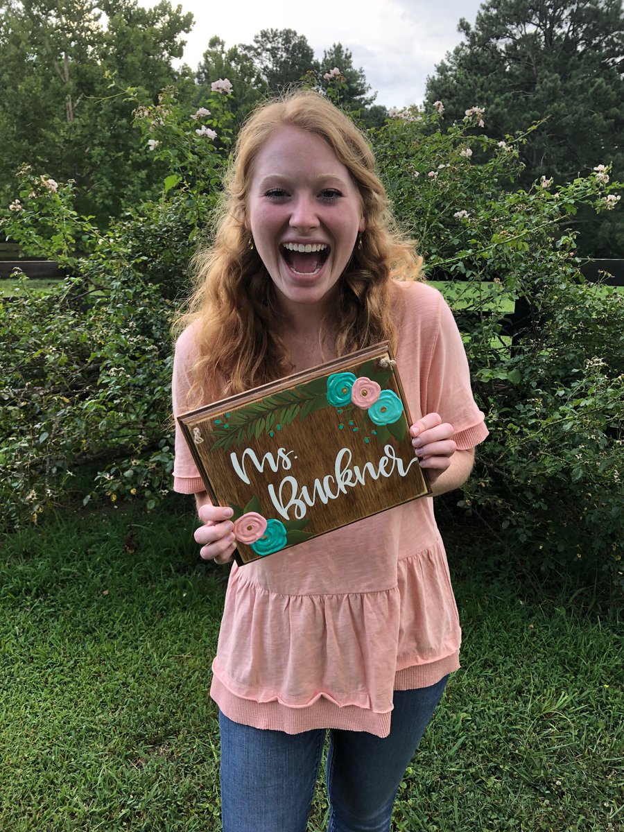 Ms. Buckner will be teaching Kindergarten at Calera Elementary! She is looking forward to loving her students as they experience school for the first time and to watch them grow. Ya, Emory! #OBBSpotlight @Ms_ebuckner <a href="/SamfordU/">Samford University</a> <a href="/SamfordEd/">Samford Orlean Beeson School of Education</a>