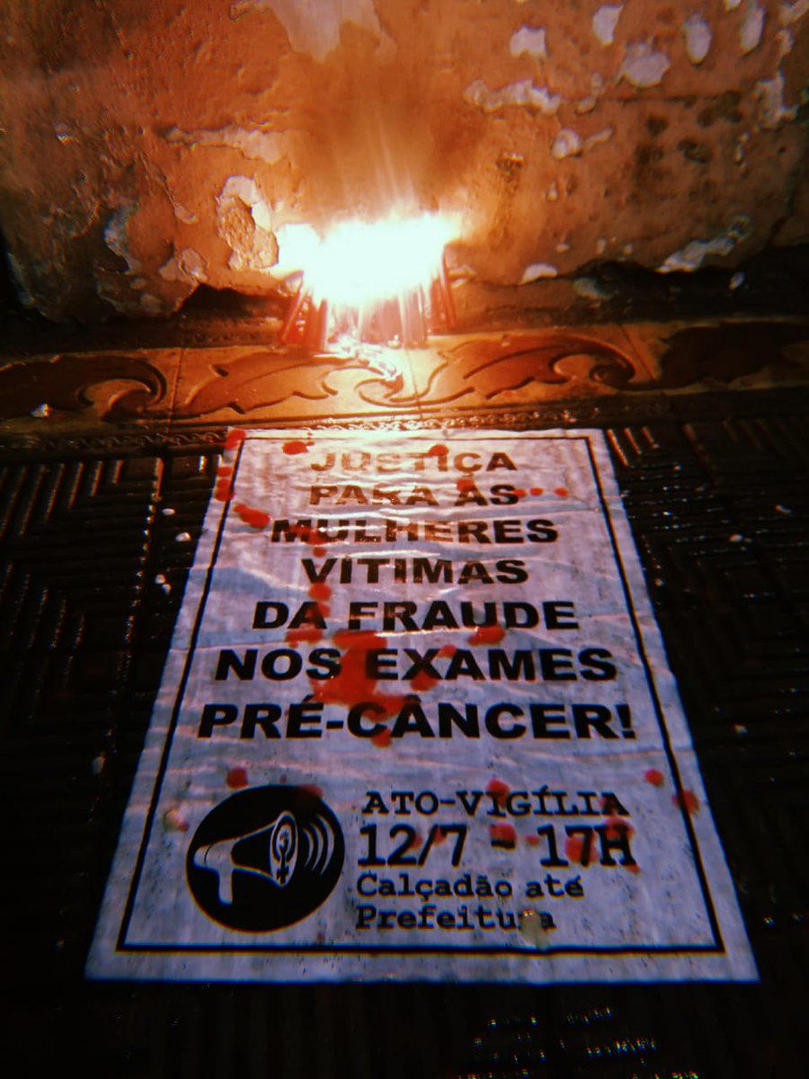 vidadasmulheres's tweet photo. Imagens do Ato-Vigília deste 12 de julho. Um ano da fraude nos exames pré-câncer sem respostas. Queremos justiça!
#GREICEpresente #EMANUELEpresente #IEDApresente #PelaVidaDasMulheresPelotenses

(fotos 📸 Ana González) https://t.co/0RRlVI4K5L