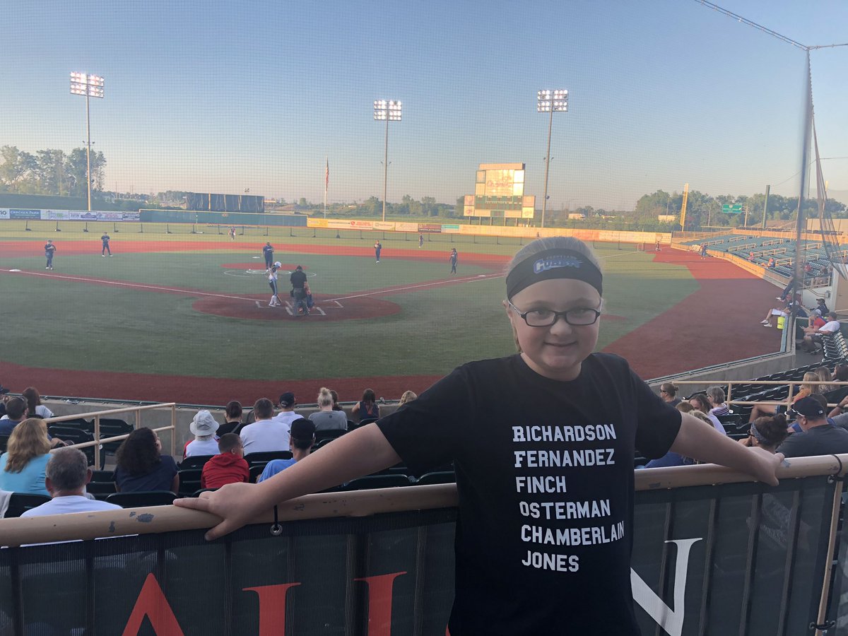 Ande loved her first pro game! <a href="/USSSAPride/">USSSA Pride</a> <a href="/jessicawarren30/">Jessi Warren</a> @CometsNPF <a href="/syd_syd2/">Sydney Joy Romero OLY</a> @shay_1715