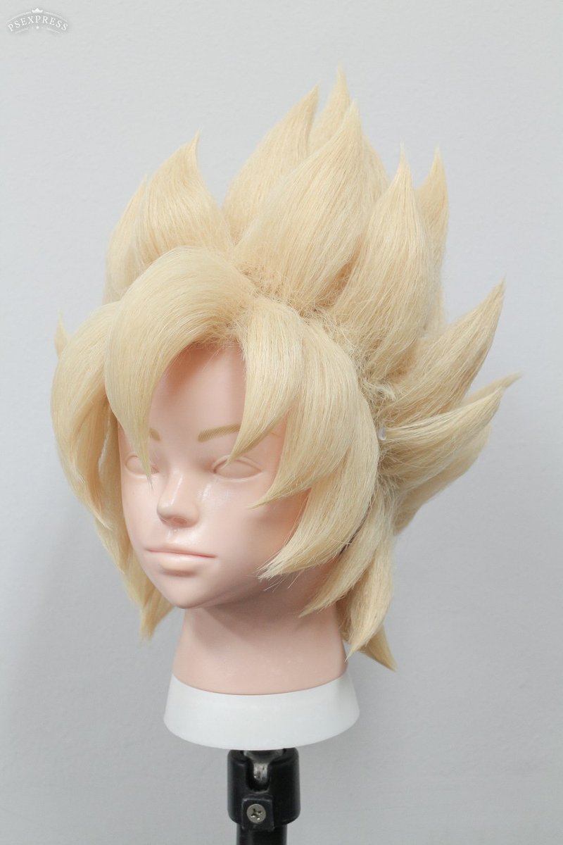 Fuwat Wig ドラゴンボール スーパーサイヤ人 風 お顔周りや襟足は地毛を隠す用に毛を下ろして ボボボと動いているような毛の流れで製作 Stylist Kushi Fuwat ウィッグ ウィッグカット T Co X0db1p9zci Twitter