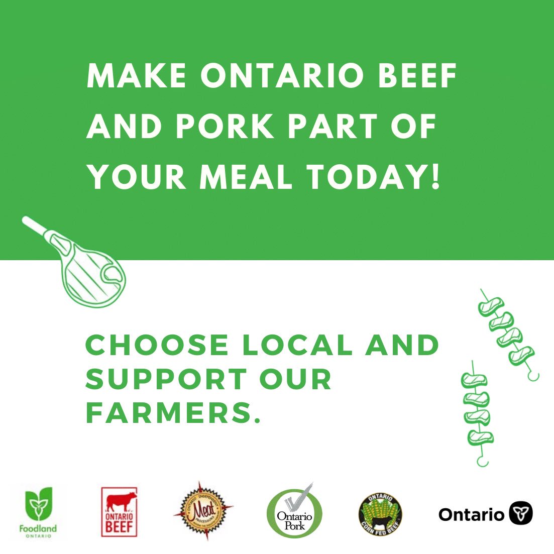 JillDunlop1's tweet photo. Ontario beef and pork are ranked among the best in the world. Grill your way to a great summer by supporting our incredible @OntarioBeef @ONCornFedBeef and @OntarioPork farmers! #OntAg https://t.co/KVzVefECIo