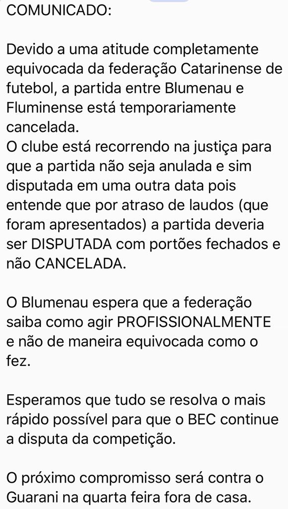 Blumenau EC (@blumenau1919) on Twitter photo 
