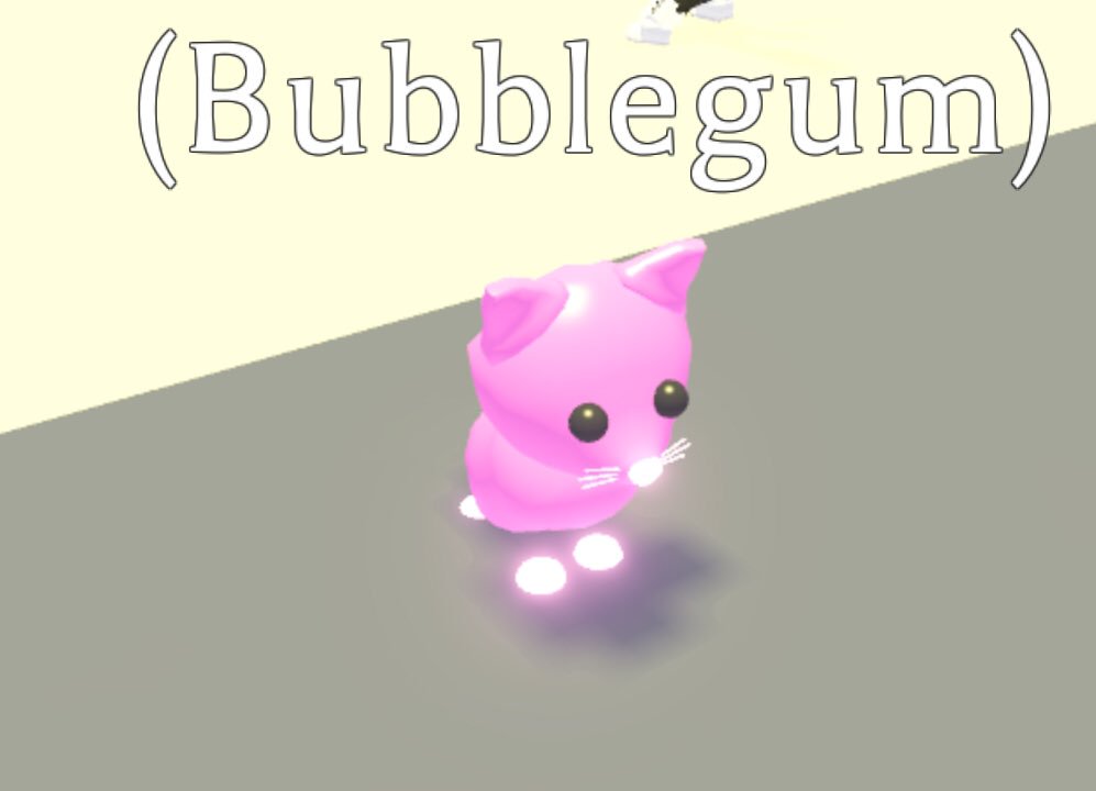 Candy On Twitter Yay My First Neon Pet Is A Pink Neon Cat 3 - adopt me pets roblox cat