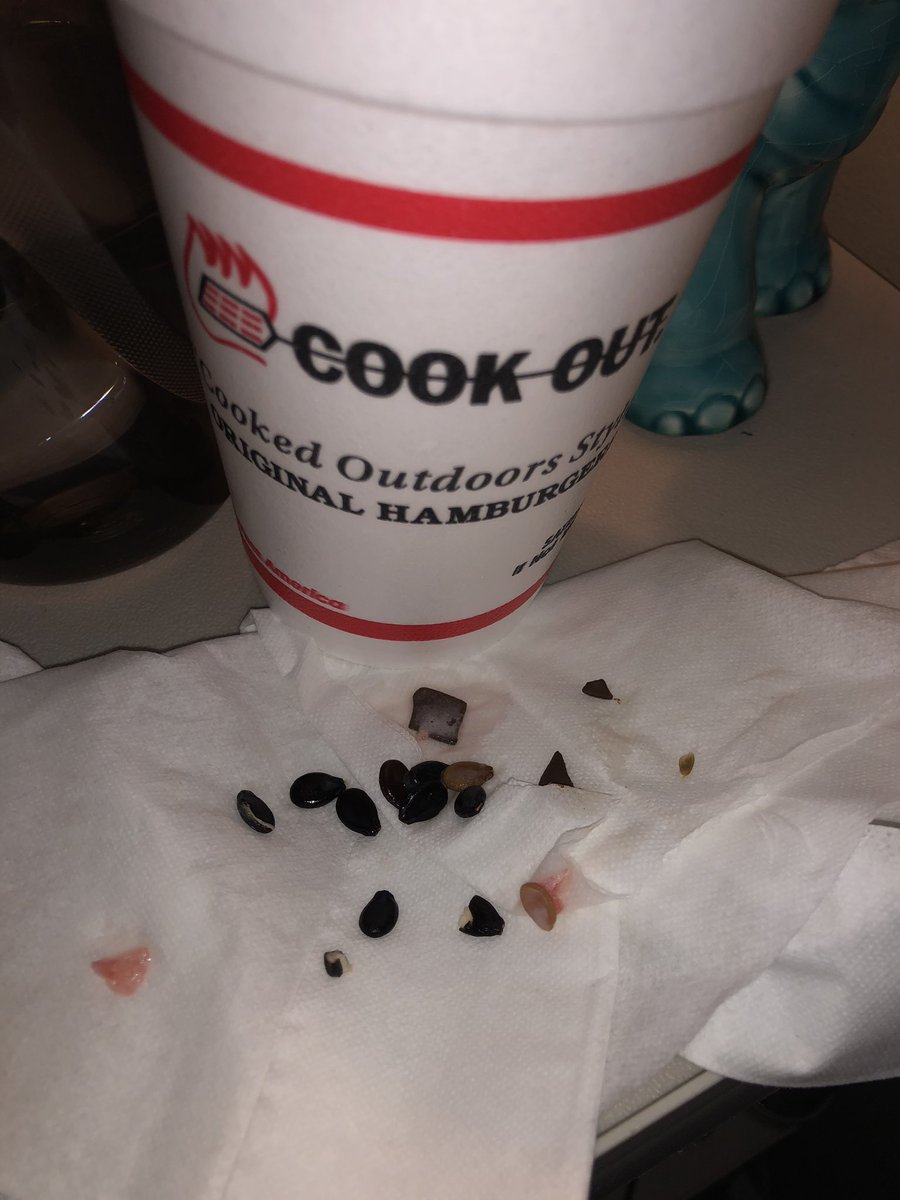 deanna_bailey8's tweet photo. @CookOut I love you and all you give me. But maybe try seedless watermelons next time 😂🤔 https://t.co/J82qO3jEzB