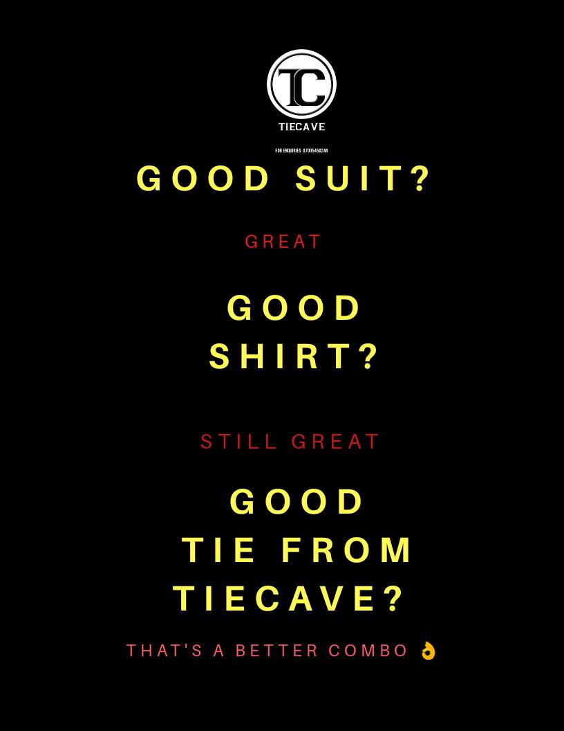 thetiecave's tweet photo. Our ties are second to none! Crafted in sartorial beauty and excellence to bring out the Kingliness in every man! #BrandForKings👑 #BBNaijia https://t.co/r7PI45W33U