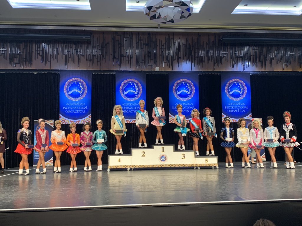 Congratulations to Caitlin Huf from Scoil Ard Rince in Queensland who is the Preliminary Intermediate Girls 13 Years Champion #AIO2019