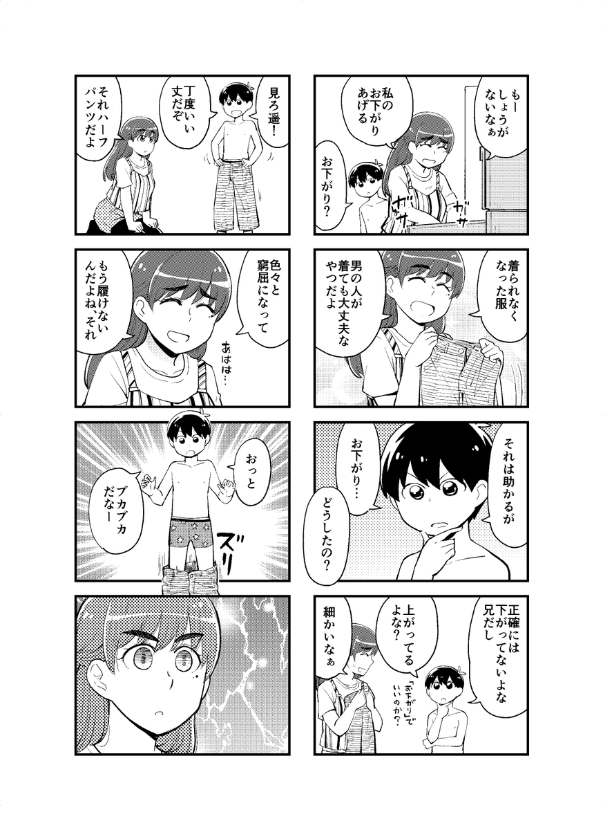 ショタお兄ちゃんと大きい妹 #見上げればいつも妹が。
20話(1/2) 