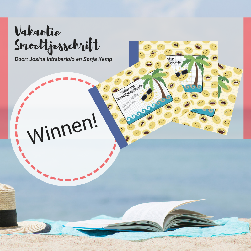 NIEUWE WINACTIE GESTART! We geven 3x het Vakantie Smoeltjesschrift weg. Mooi boek voor op vakantie, voor álle kinderen, incl. #hooggevoeligkinderen. Hoe doe je mee?

1. Volg ons
2. Laat in een reactie weten wat je favoriete vakantiebestemming is voor hooggevoelige kinderen.