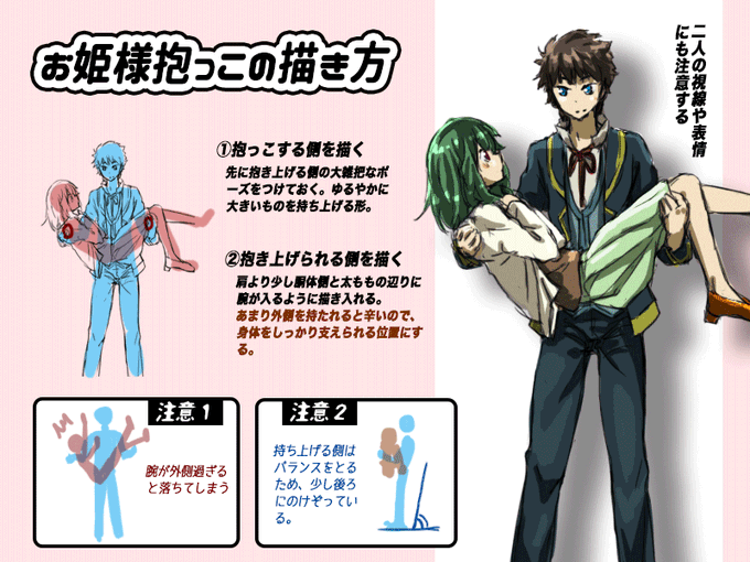 姫様抱っこのtwitterイラスト検索結果 古い順