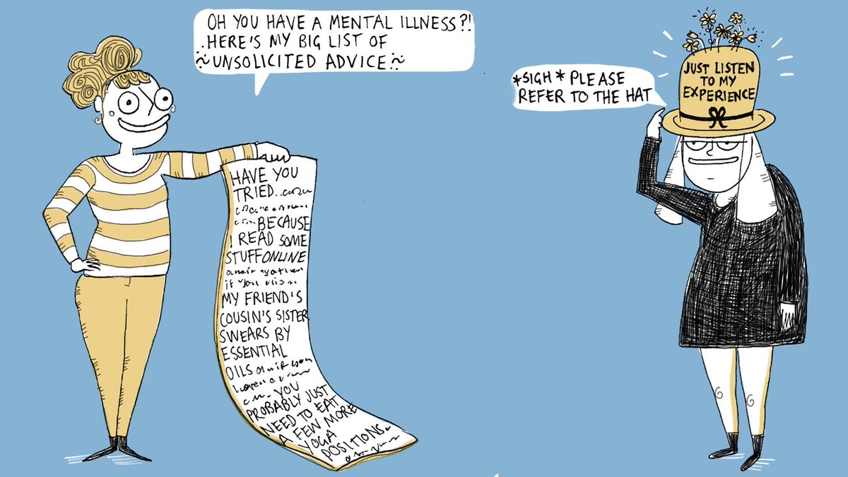 When you're talking to someone about their mental health, it can be tempting to find a quick fix. But this can be tricky - a better place to start might be listening and asking open questions. 

Thank you @rubyetc 🙌