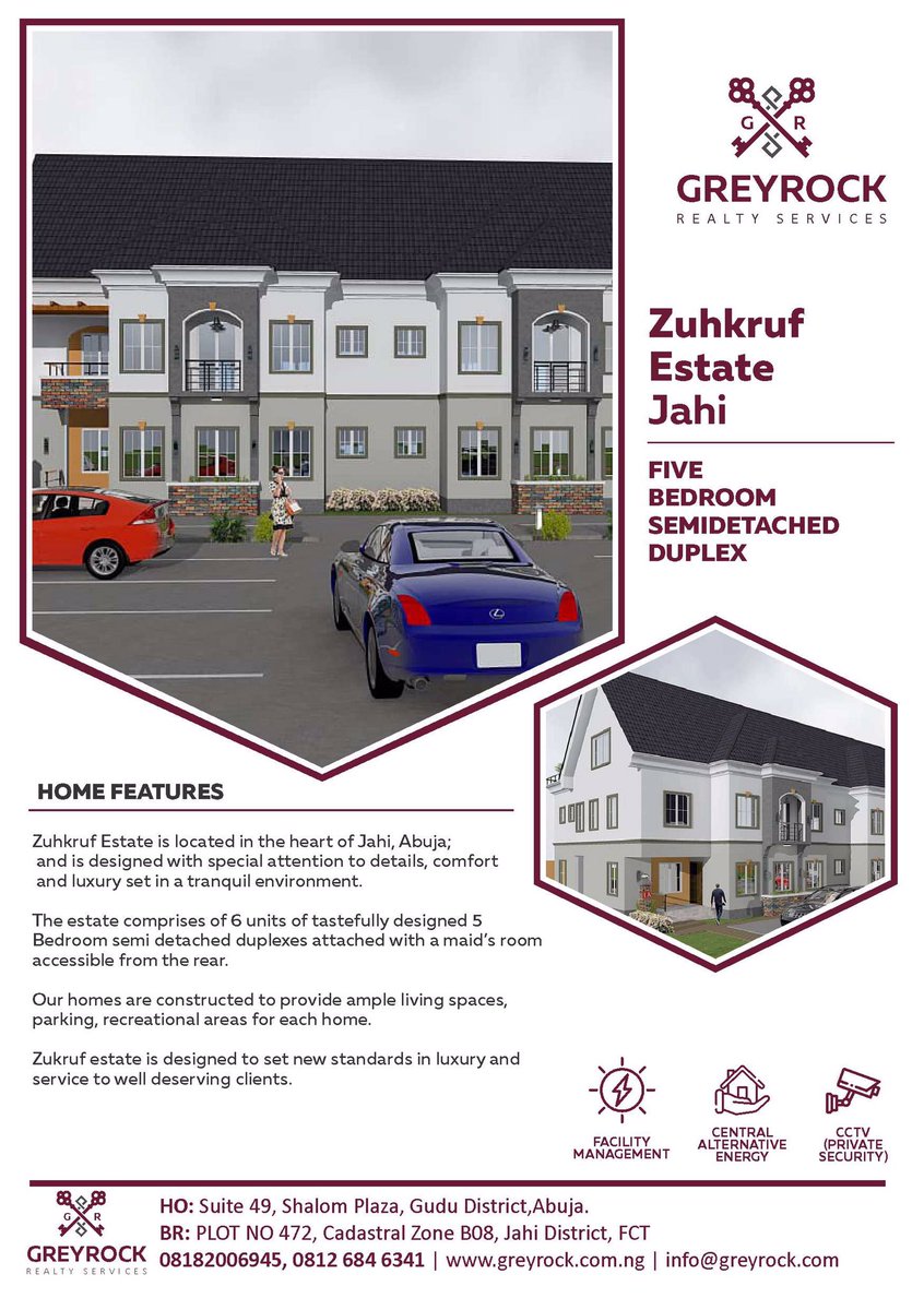 SageFrancois's tweet photo. So these are what I’ve been up to these few months, almost don’t with construct and got the last 2 units for Sale.
Please retweet / like my client is you reading this and also on your T/L
#abuja #SaturdayMotivation #abujadeveloper #abujatwittercommunity #lifeofarealtor https://t.co/UhyrQ36UFo