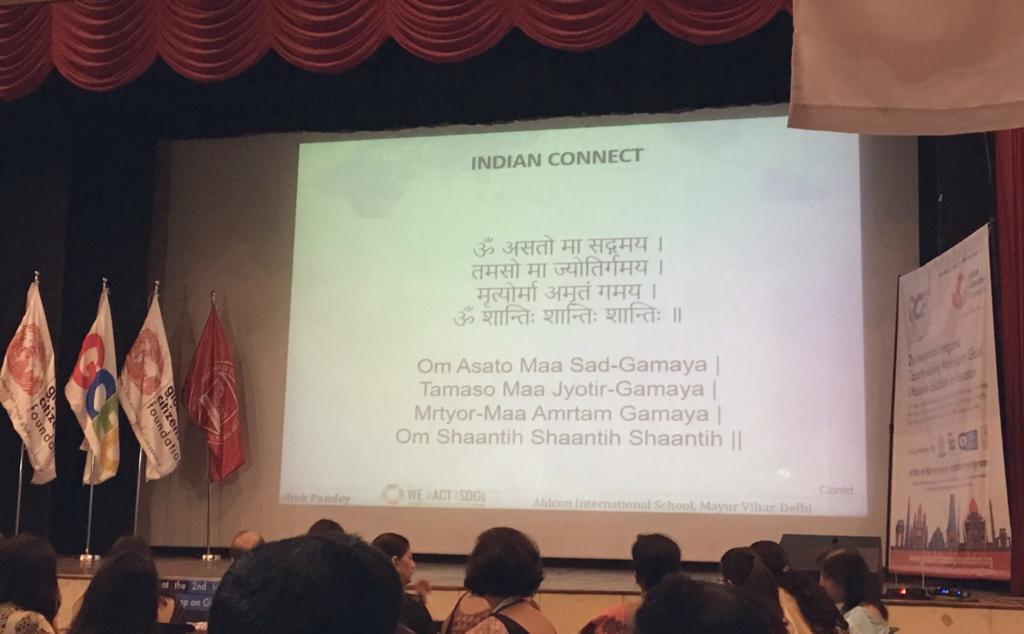 CitizenshipFund's tweet photo. #SDG4 refers to moving from the darkness of ignorance to the light of knowledge; “tamaso maa jyotir-gamaya”, says Mr. @ashokkp, Chairperson, #GlobalCitizenshipFoundation &amp; Principal, #AhlconIntl. #GCEDWE #GCED #GlobalCitizenship #SDG4pt7 @SDG4QEducation https://t.co/tMLOlMqCZB
