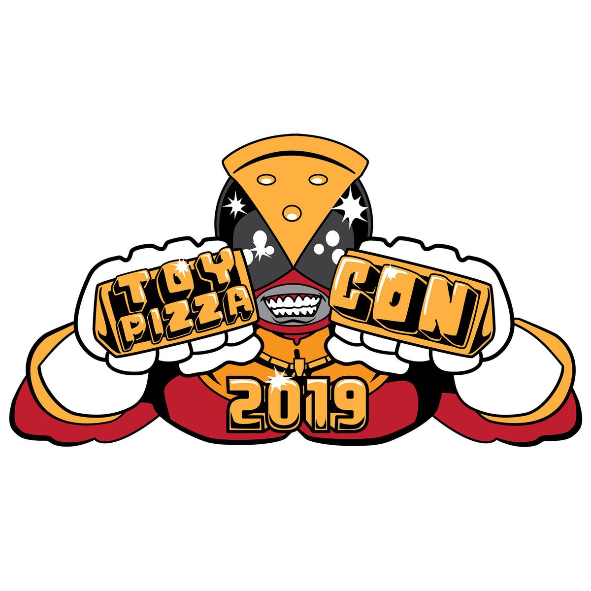 BitFigs's tweet photo. We’re headed to @Toy_Pizza Con in NY! Extra-large thanks to Knights of the Slice commanders @eerietheory &amp; @_nicholasfung for inviting us to the inaugural show. #toypizzacon #toypizza #bitfigs https://t.co/e8OU1WfNvJ