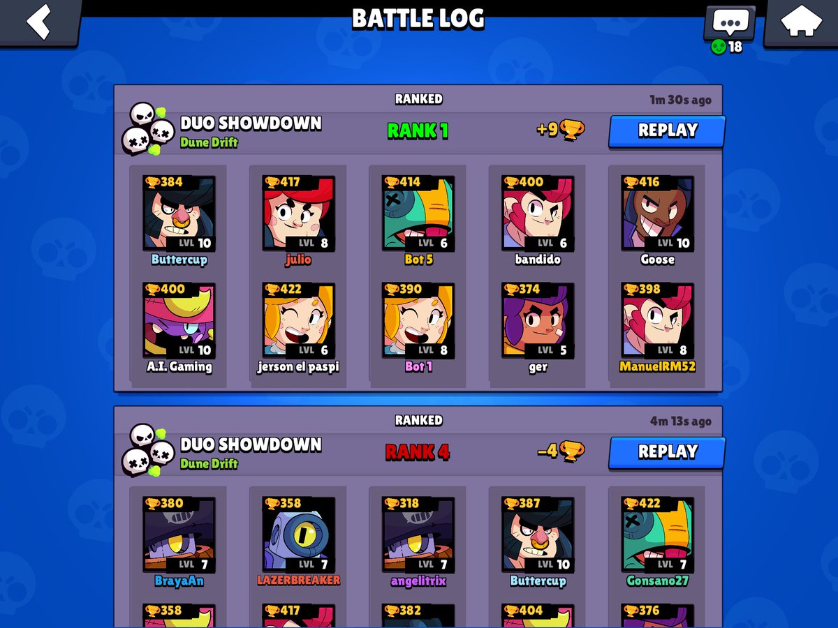 AiGamingX's tweet image. Thanks @buttercup143 , for the win and the help leveling up! 😉👍 #BrawlStars #Level155