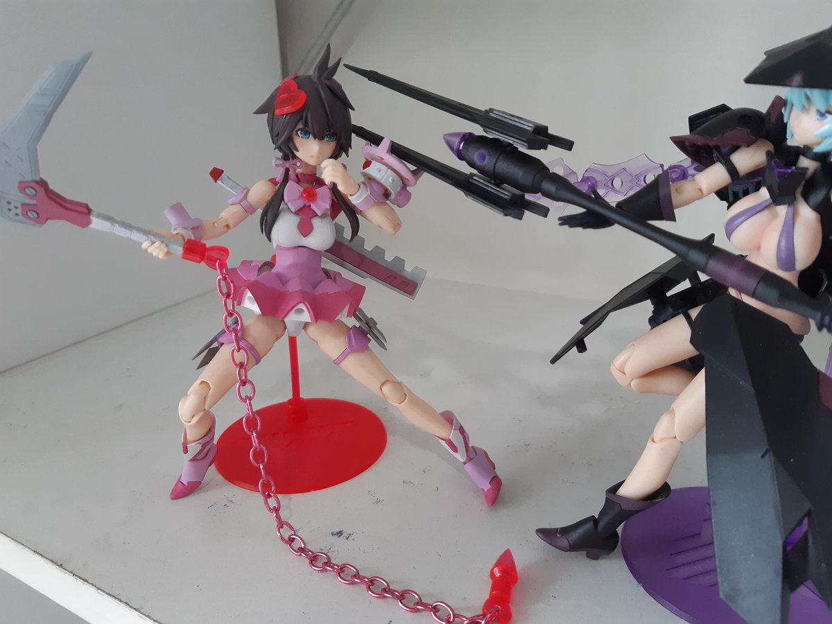 WillettInc's tweet photo. Asra magical girl battle!

 #メガミデバイス https://t.co/KrglqmGqcU