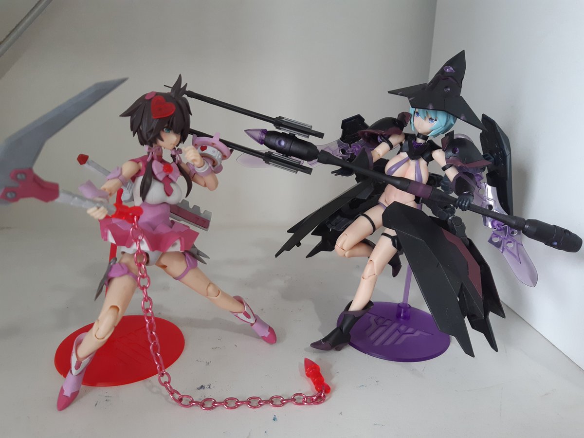WillettInc's tweet photo. Asra magical girl battle!

 #メガミデバイス https://t.co/KrglqmGqcU