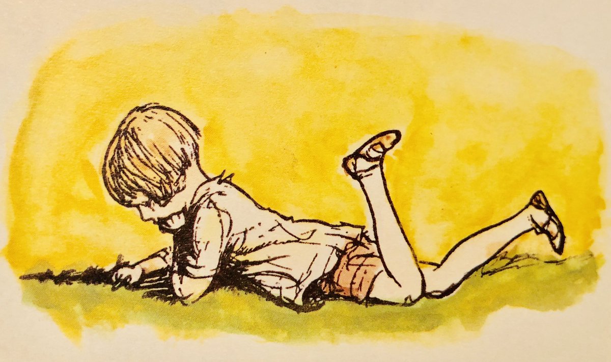 Christopher Robin, who was looking at the world with his chin in his hands, called out “Pooh, promise you won’t forget about me, ever. Not even when I’m a hundred.”
Pooh thought for a while. “How old shall I be then?”
“Ninety-nine.”
Pooh nodded. “I promise,” he said. ~A.A.Milne