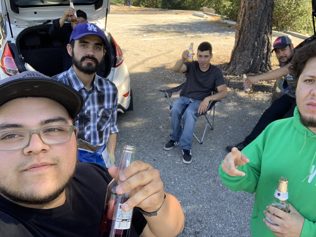 Fencore_'s tweet photo. Today my buddies and I all came together in the Azusa Canyons to commemorate our fallen brother Edris Karim. You were like a brother to us all and we will never forget you. Rest in paradise brother #ForMoe https://t.co/S1NpnZzKXo